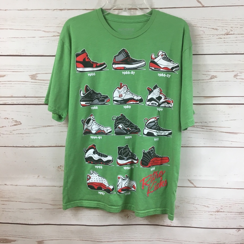 Men’s Authentic Classics Retro Kicks Tee A1 8